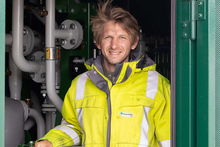 Forscht an der Stromeinspeisung per Windenergie: Jannes Vervoort, Elektroingenieur. © Lehmkühler