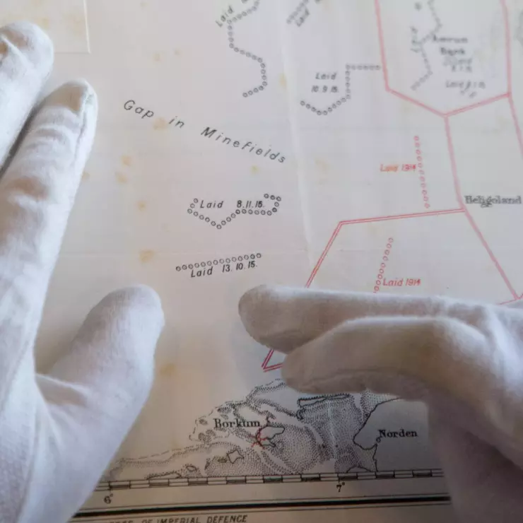 Where are the wrecks located? Archive documents regarding the progression of battles are perused.